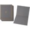 Diploma Cover Holders for Letter-Sized Award Certificate, Gold Border (Grey, 12 Pack)